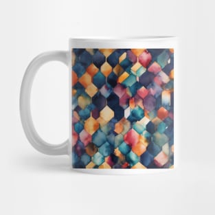 Watercolor Geometric Mug